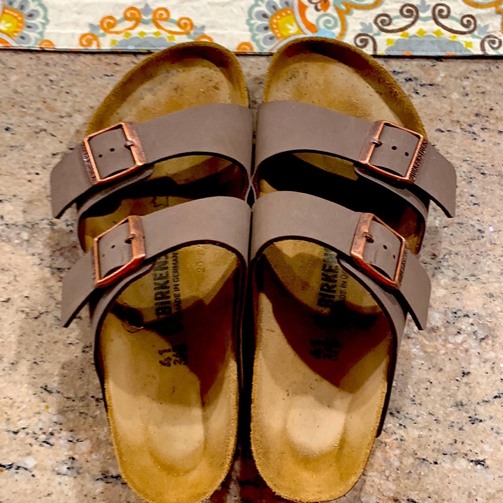 Birkenstock sandals excellent condition, only worn a few times were too large